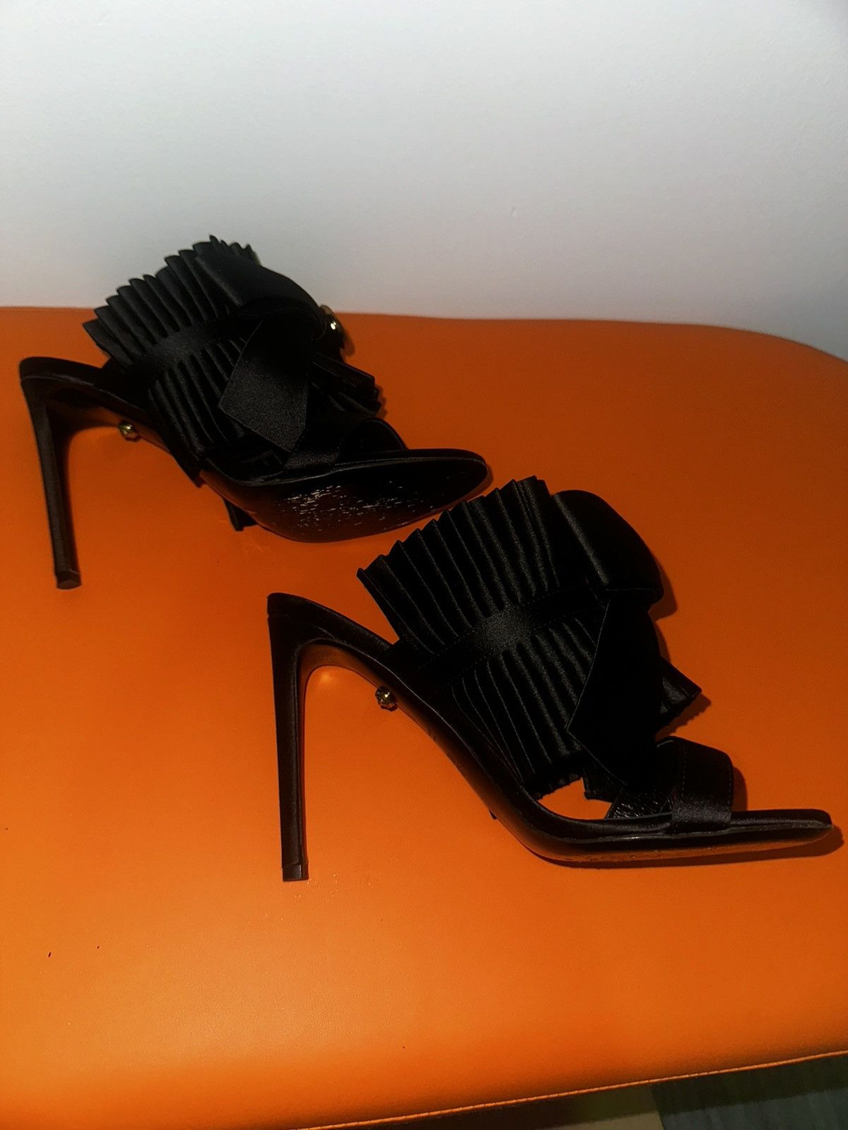 Designer Fausto Puglisi black pumps Size US 6 / IT 36 - 3 Thumbnail
