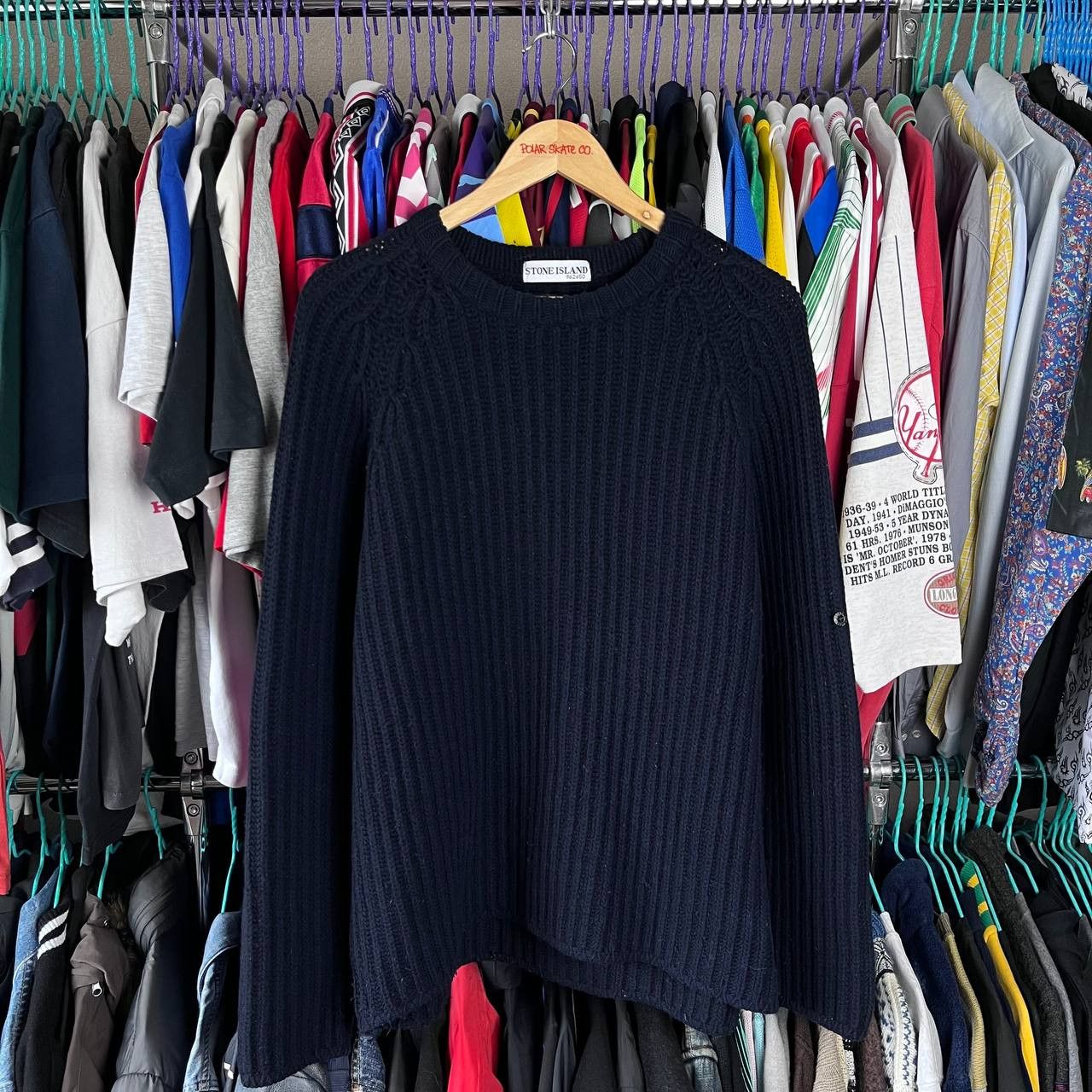 Designer × Stone Island × Vintage Vintage Stone Island 2001 Knitwear Wool Sweater Size US M / EU 48-50 / 2 - 1 Thumbnail