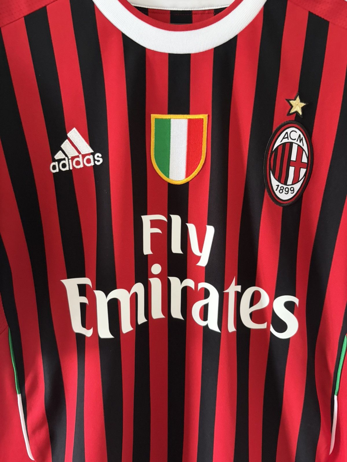 AC Milan adidas 2011/2012 domowa Cassano — zdjęcie 7