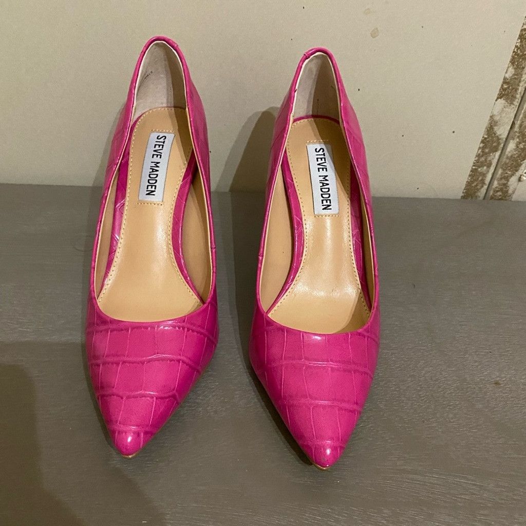Steve Madden Steve Madden Vala-C Croco Print Stiletto Pumps Size US 6 / IT 36 - 2 Thumbnail