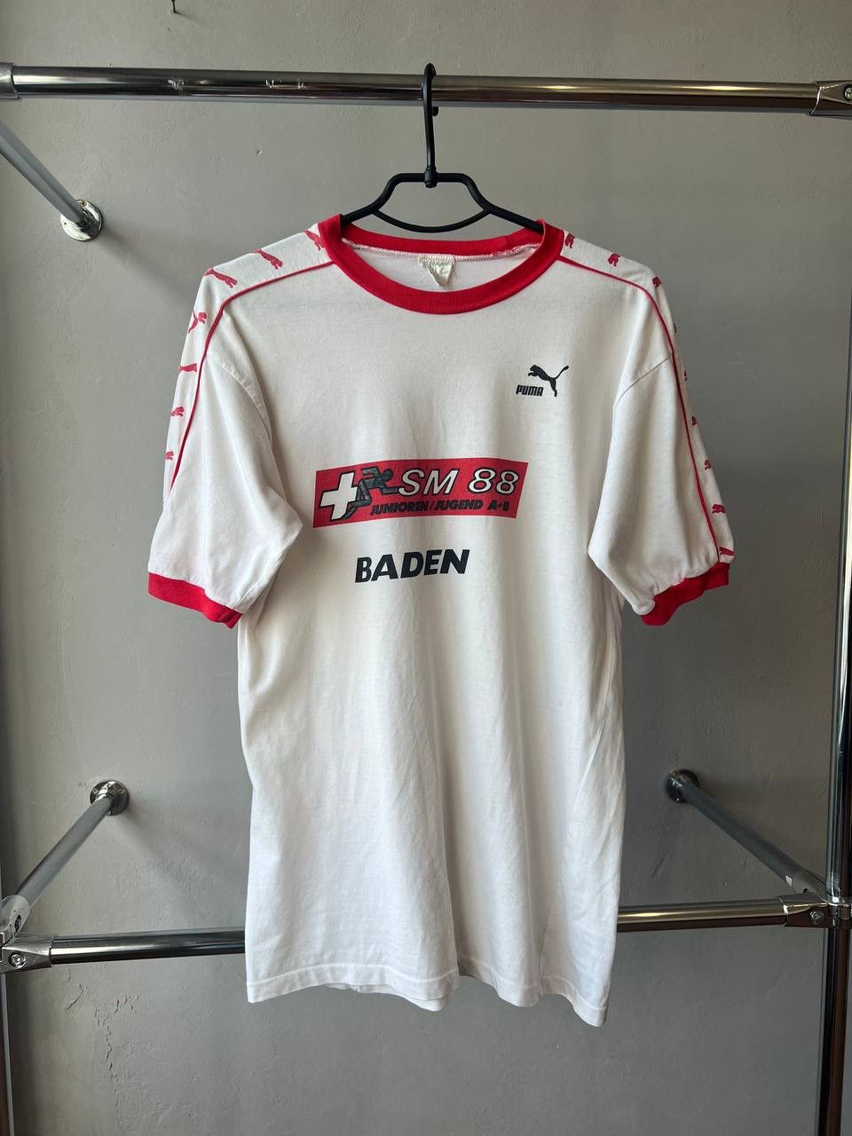 Vintage 1988 SWITZERLAND RUNNING CUP SM 88 JUNIOR MENS T SHIRT SZ M Size US M / EU 48-50 / 2 - 2 Thumbnail