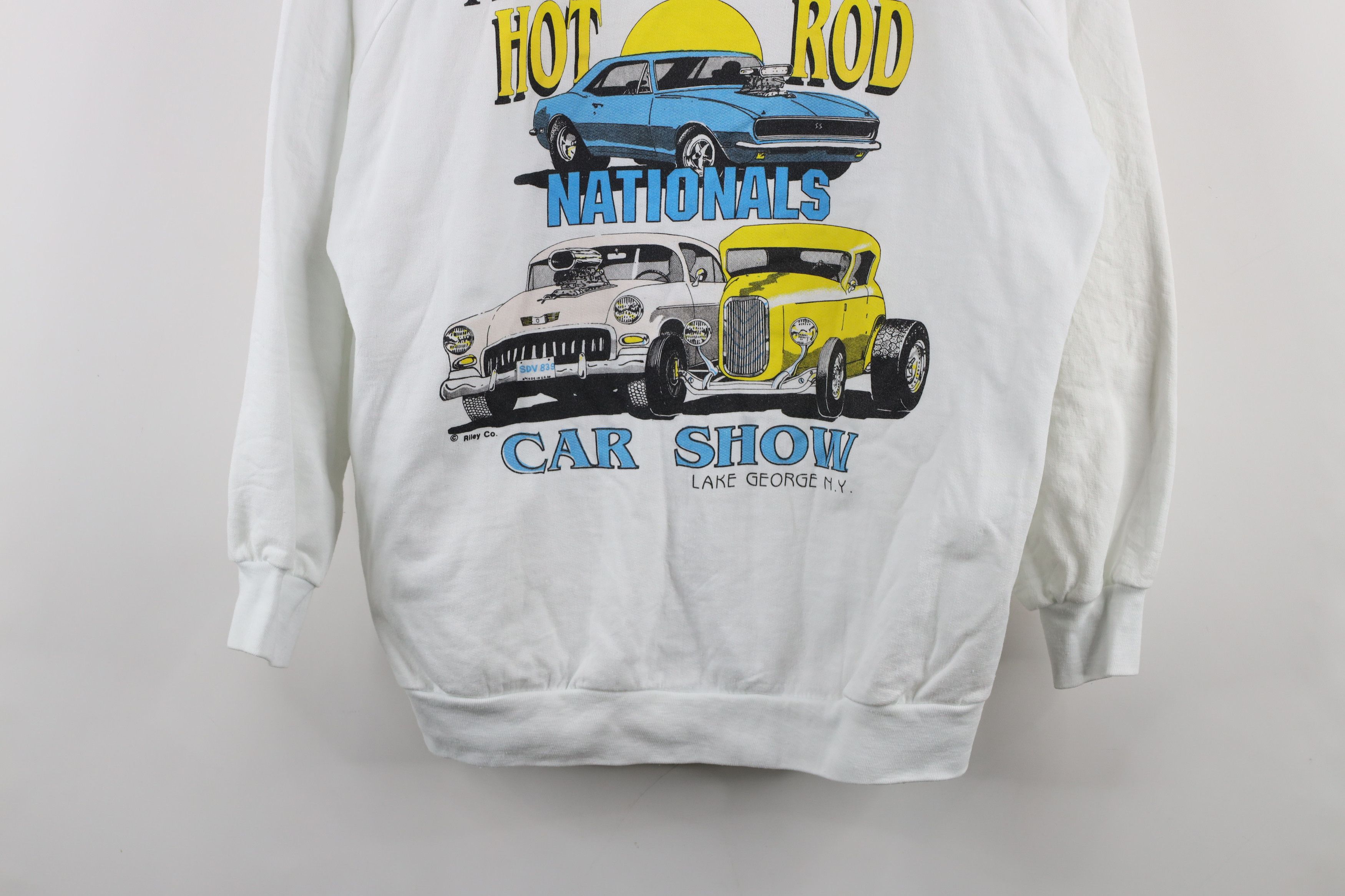 Vintage Vintage 90s Adirondack Nationals Car Show Sweatshirt USA Size US XL / EU 56 / 4 - 3 Thumbnail