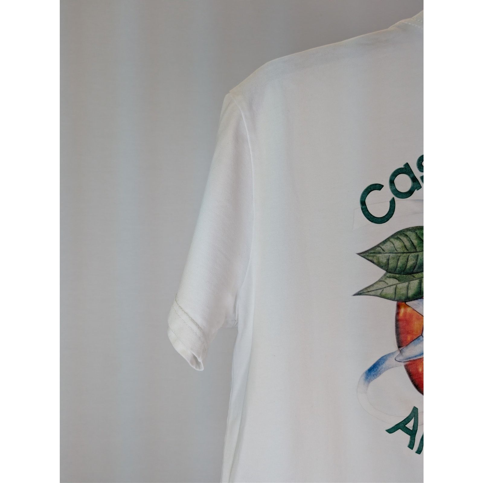 Casablanca o1rshd1 CC20 Orbite Autour De L'Orange airway print t-Shirt Size US L / EU 52-54 / 3 - 14 Thumbnail