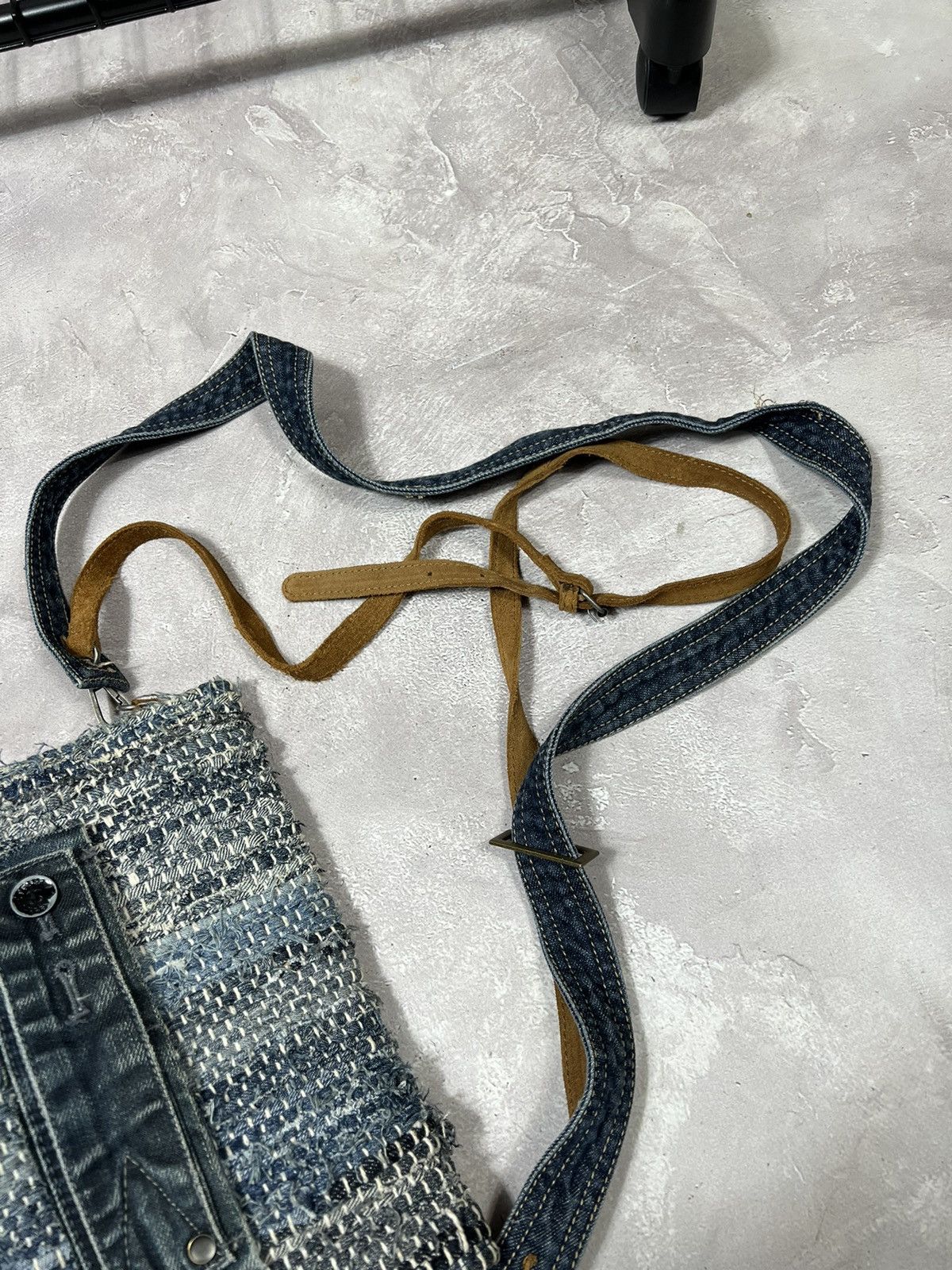 Vintage Vintage Diesel Style Y2k Distressed Denim Bag Size ONE SIZE - 5 Thumbnail