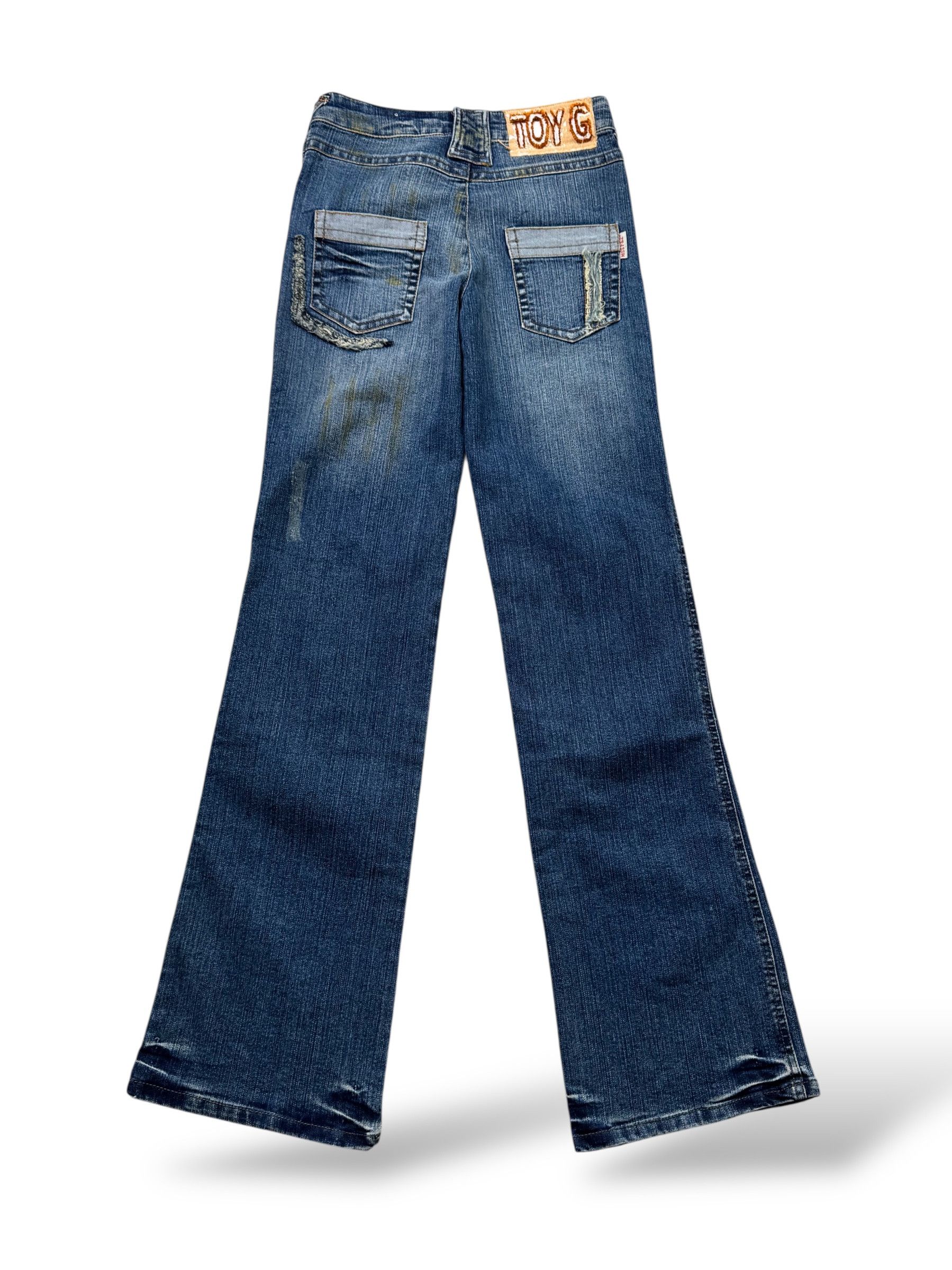 Japanese Brand Vintage Light Flare Jeans W424(V9) Size 25" / US 0 / IT 36 - 4 Thumbnail
