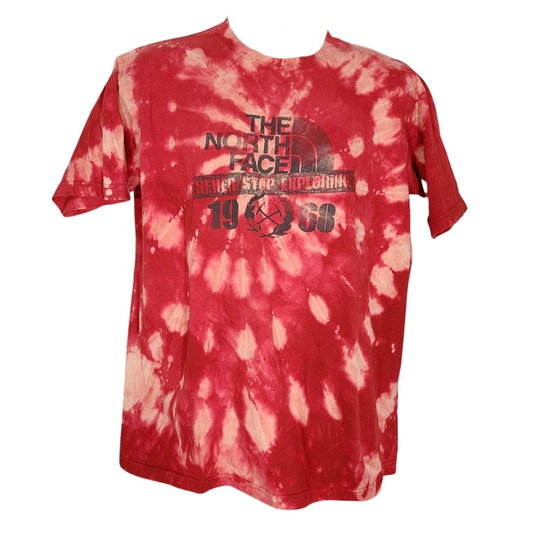 The North Face The North Face Red tie dye never stop exploring tee large Size US L / EU 52-54 / 3 - 7 Thumbnail