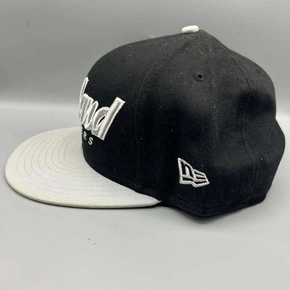New Era Las Vegas Raiders Hat Men Black Gray Snap Back Cap Cotton Size ONE SIZE - 5 Thumbnail