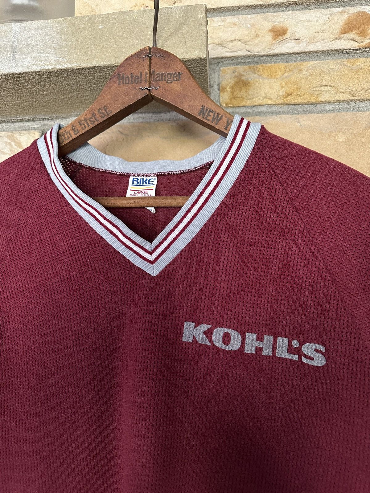 Vintage Vintage 80s Kohl's Ribbed Softball Jersey Size US M / EU 48-50 / 2 - 3 Thumbnail