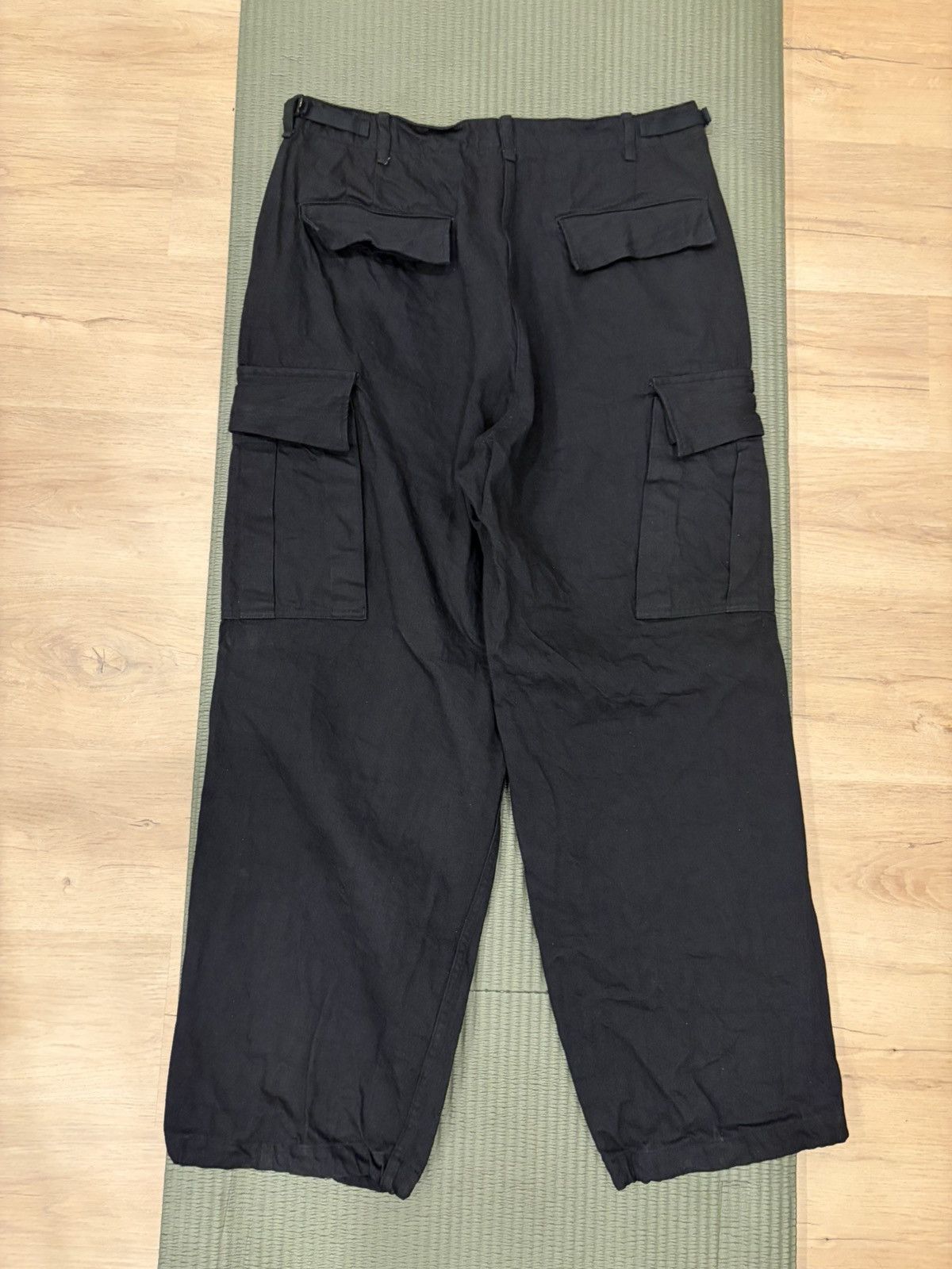 Comoli Comoli Black Denim BDU Pants Size 3 Size US 34 / EU 50 - 2 Thumbnail