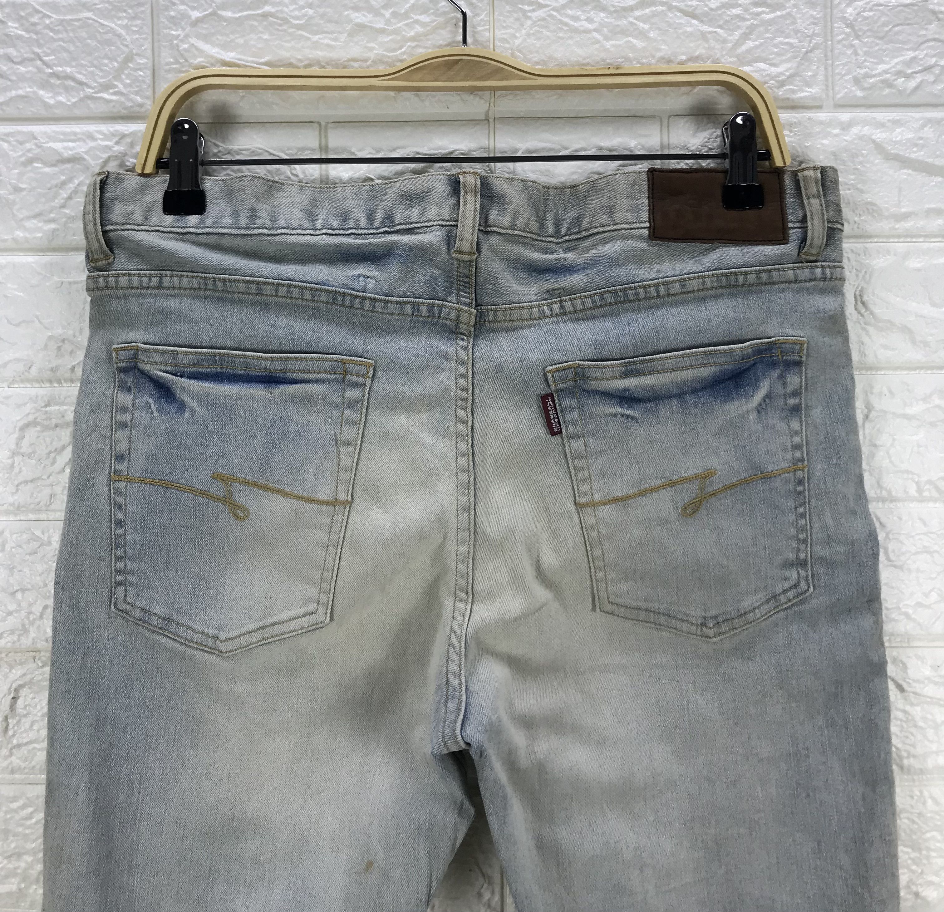 JACKROSE Vintage Jack Rose Light Wash Skinny Jeans Size US 32 / EU 48 - 6 Thumbnail