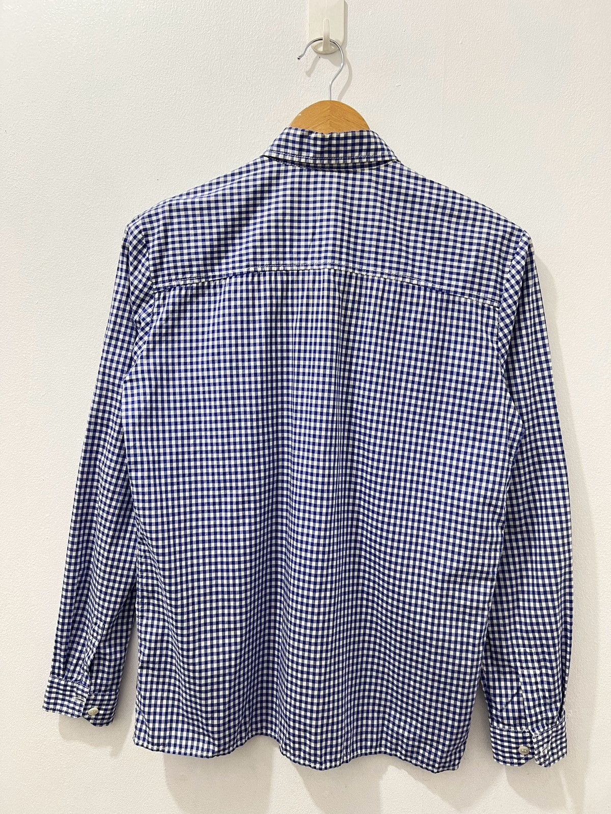 Miu Miu Miu Miu - Gingham Embroidered Logo Check Shirt Size S / US 4 / IT 40 - 5 Thumbnail