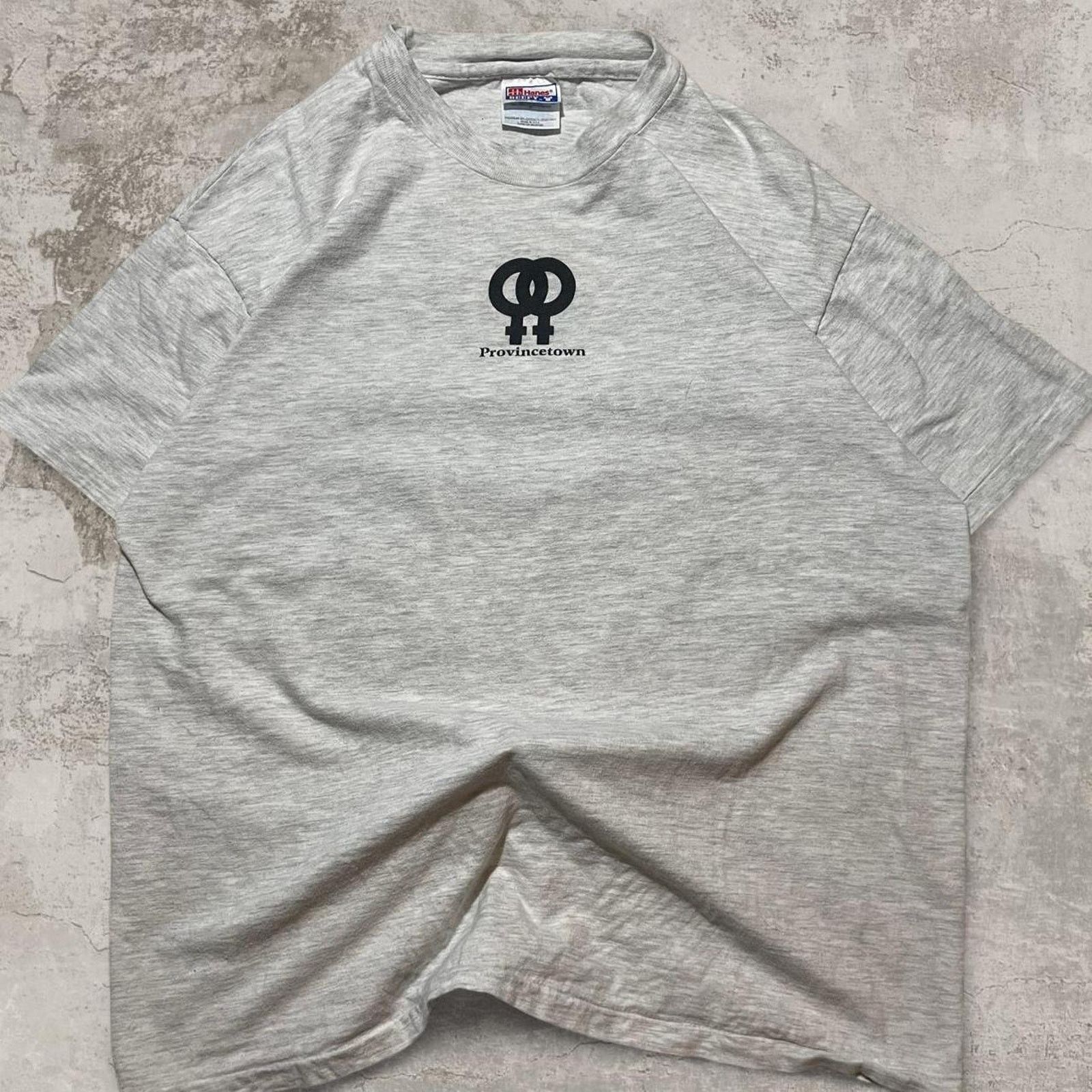 Vintage 90s Grey Don’t Panic LGBTQ+ Provincetown shirt L Size US L / EU 52-54 / 3 - 1 Thumbnail