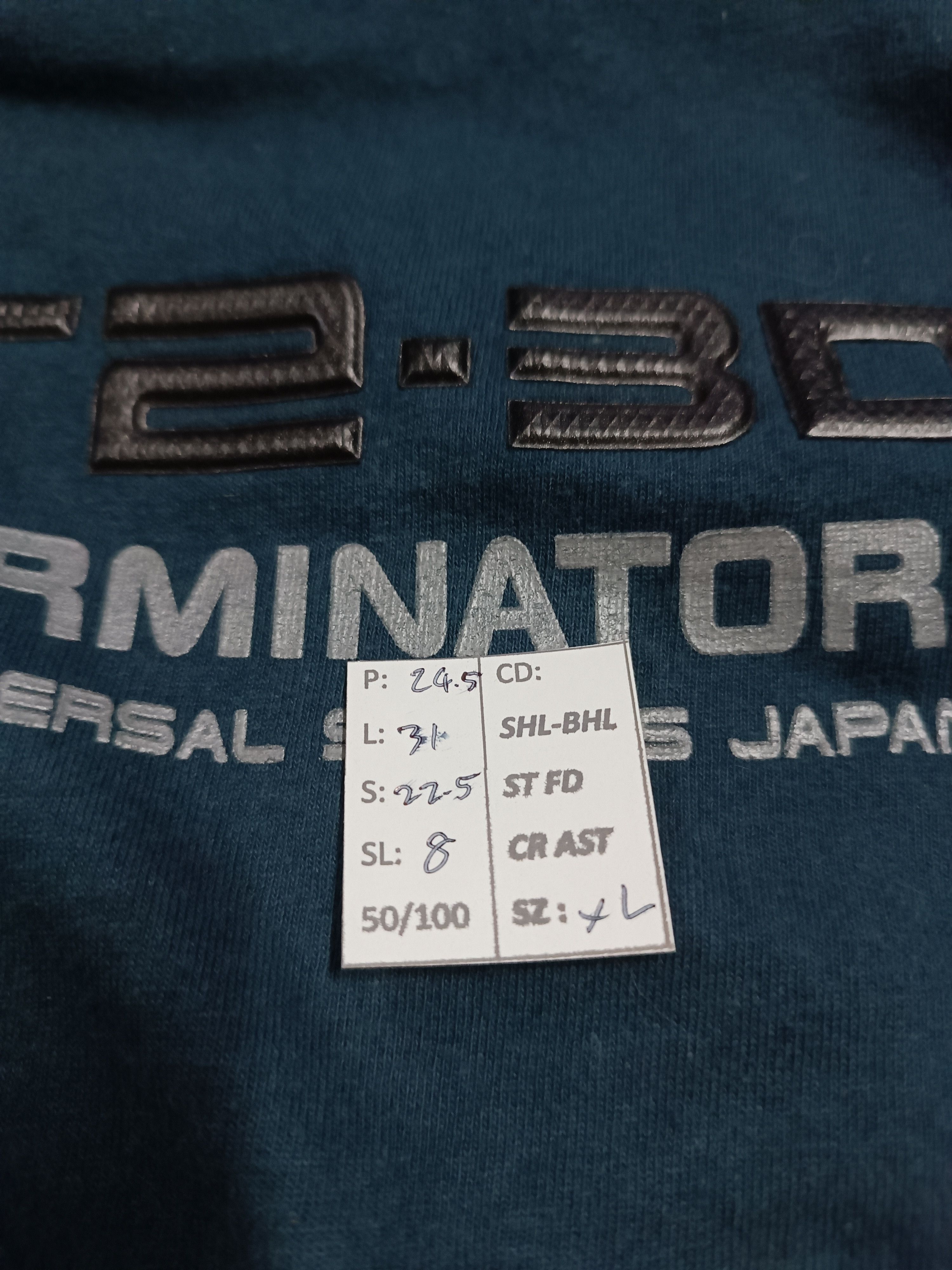 Universal Studios VINTAGE 90'S TERMINATOR 2 T2:30 FADED TEE rambo alien Size US XL / EU 56 / 4 - 14 Thumbnail