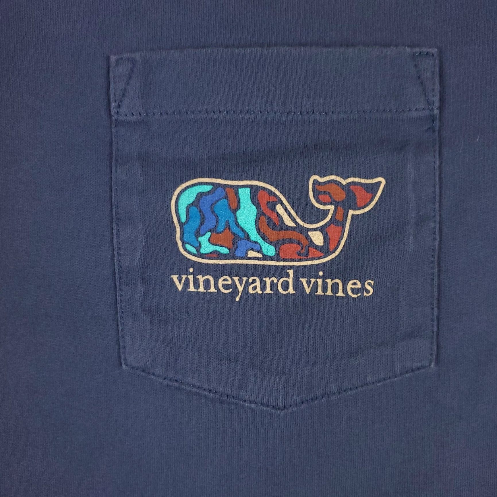 Vineyard Vines VINEYARD VINES Graphic T-Shirt Adult XS Blue Long Sleeve Casual Mens Size US XS / EU 42 / 0 - 2 Thumbnail