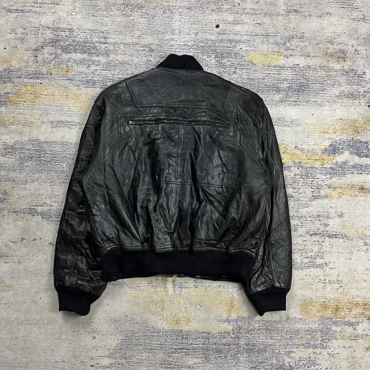 Marithe + Francois Girbaud vtg 90s Marithe francois girbaud multi pocket leather jacket Size US S / EU 44-46 / 1 - 2 Thumbnail