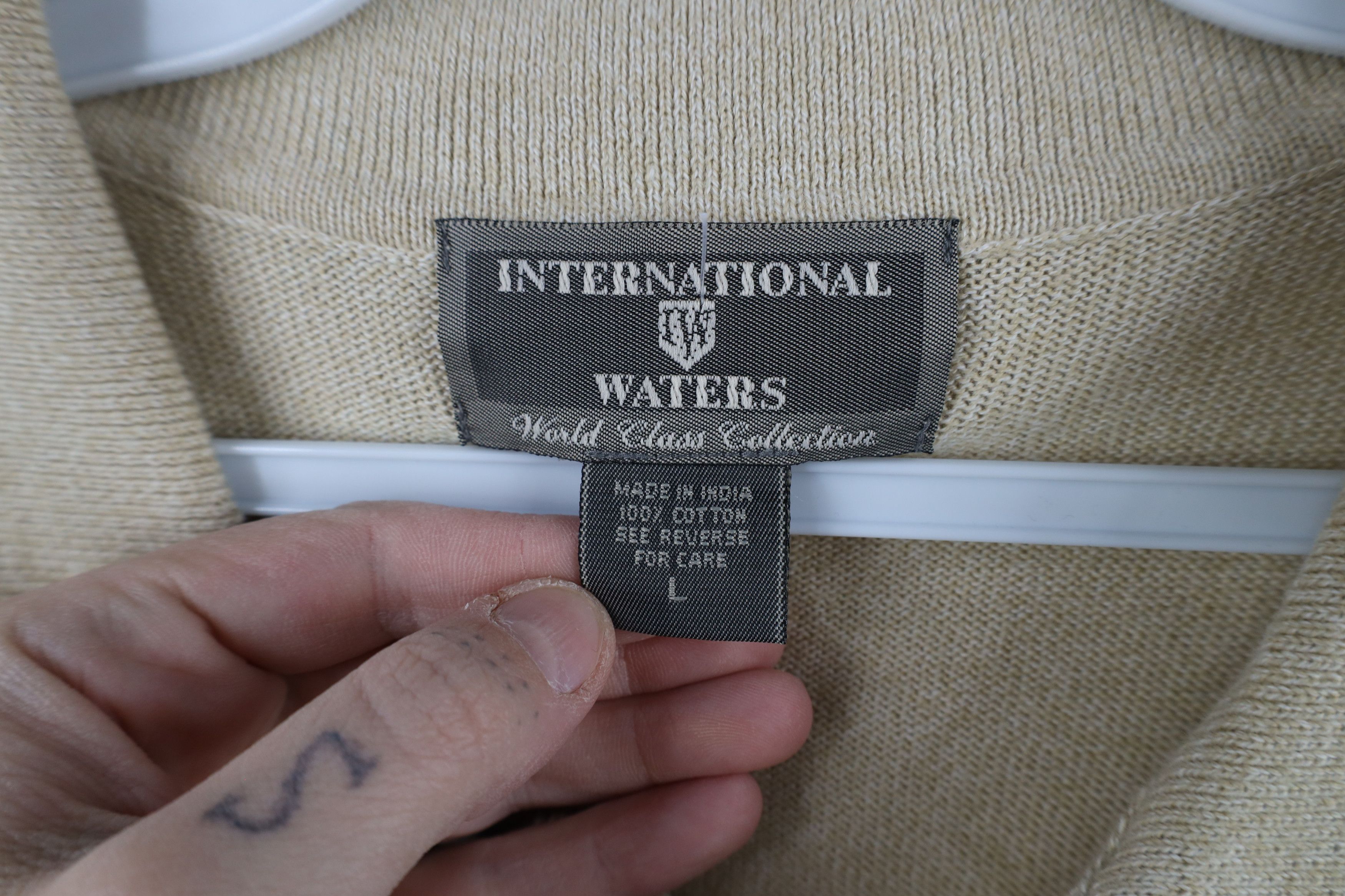Vintage Deadstock Vintage 90s Streetwear Knit Collared Polo Shirt Size US L / EU 52-54 / 3 - 6 Thumbnail