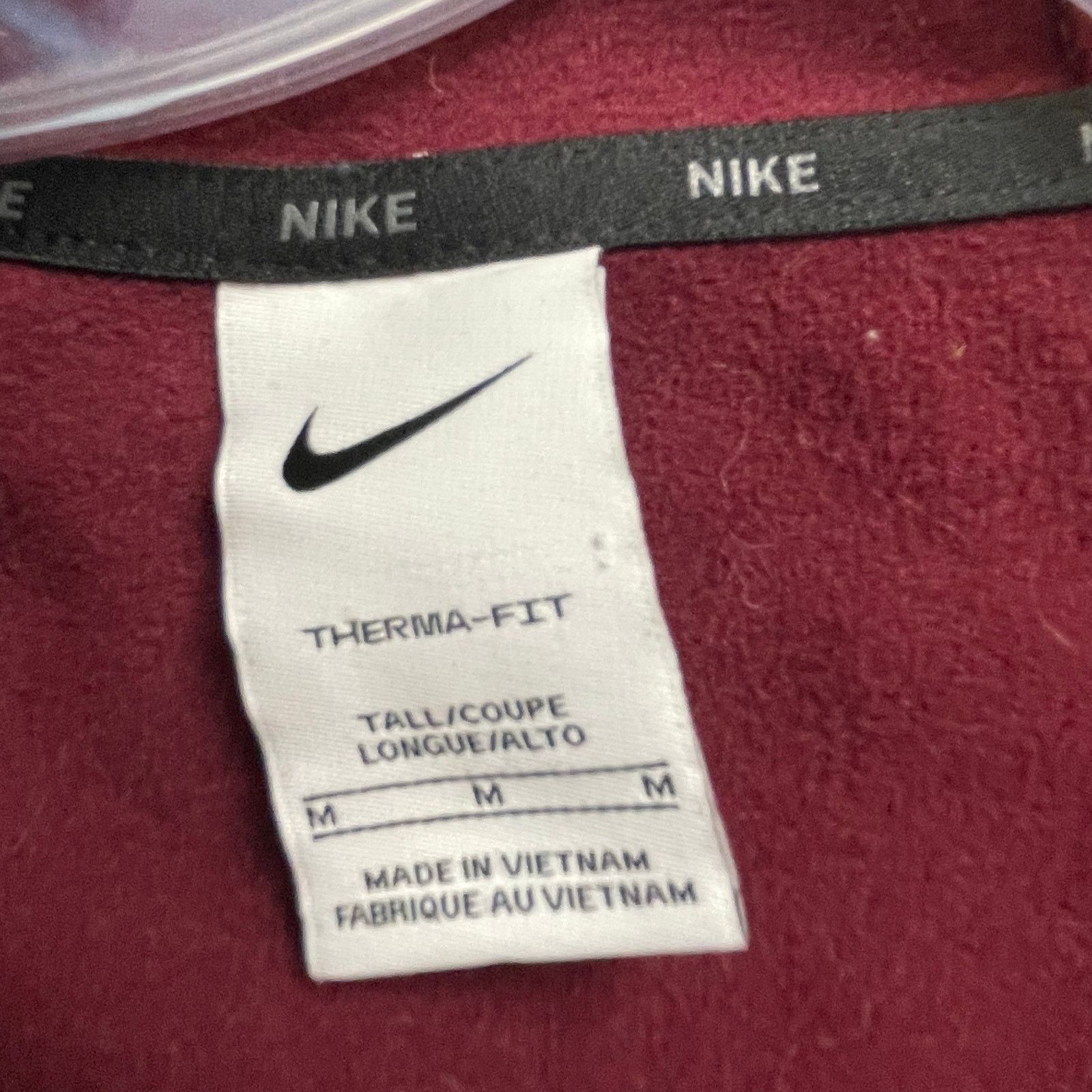 Nike Nike Therma-Fit Pullover Hoodie Quarter Zip Size Medium Tall Size US M / EU 48-50 / 2 - 2 Thumbnail