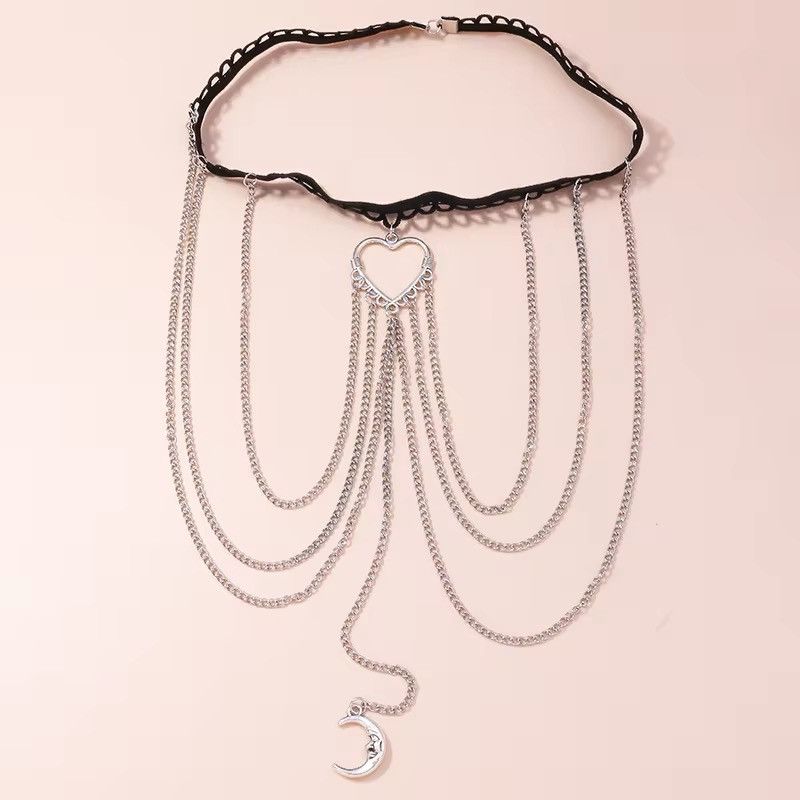 Vintage Vintage Silver Moon Leg Chain Size ONE SIZE - 4 Thumbnail