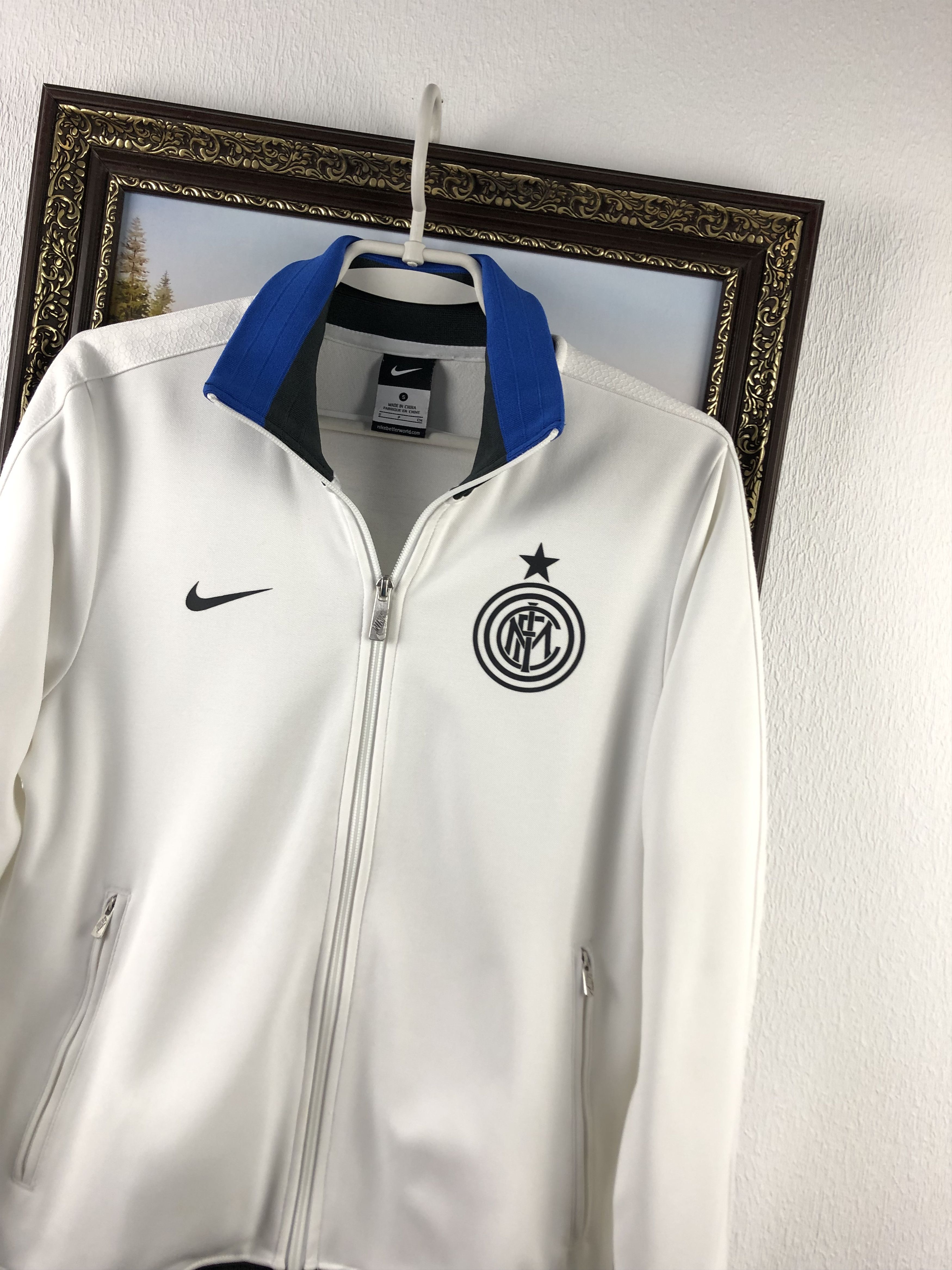 Nike Internazionale Inter Football Jacket Nike Soccer White Zip Size US S / EU 44-46 / 1 - 4 Thumbnail