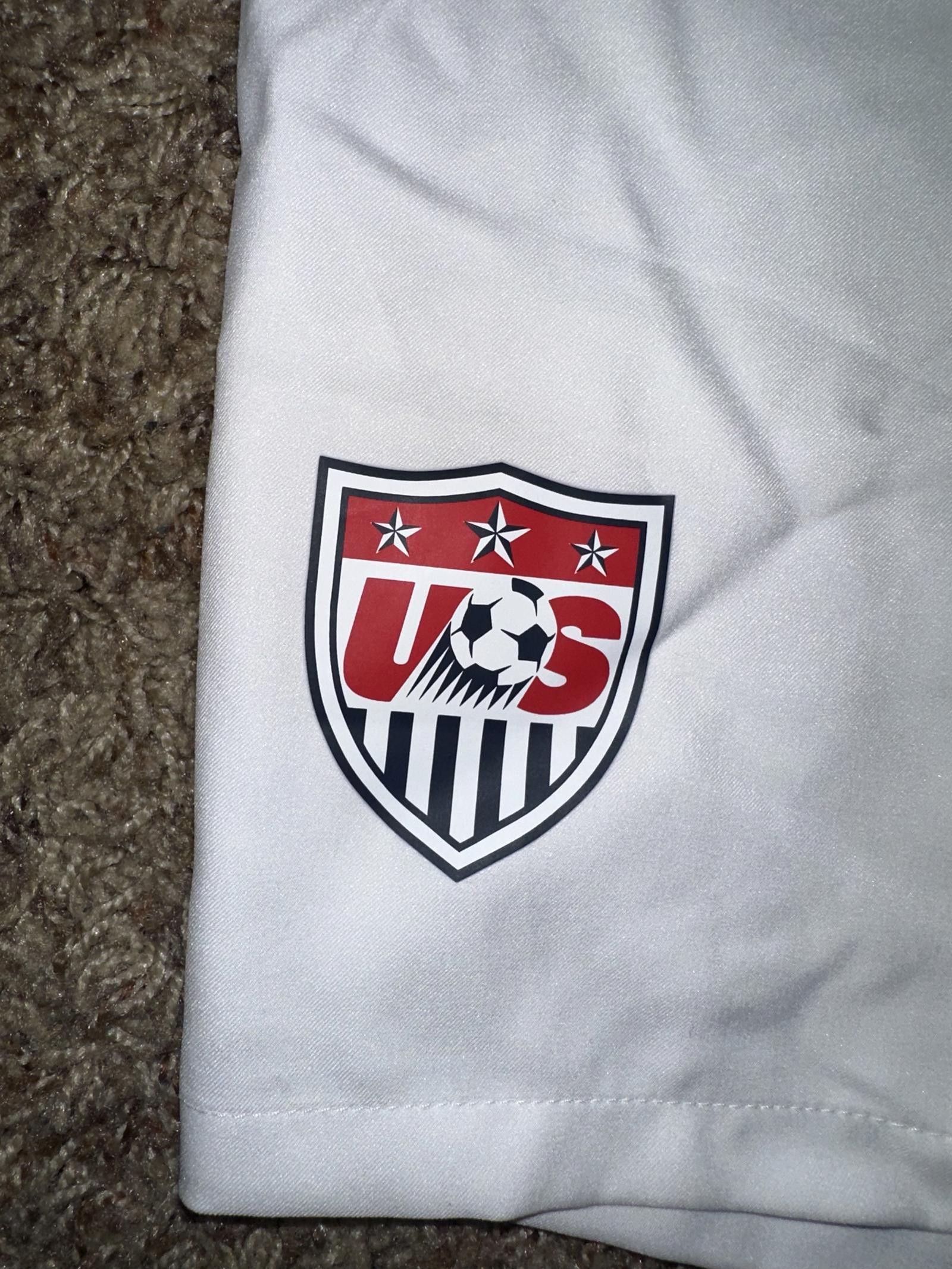 Nike Nike Men’s USA National Team White Soccer Shorts 2004-2008 VINTAGE Size US 36 / EU 52 - 2 Thumbnail