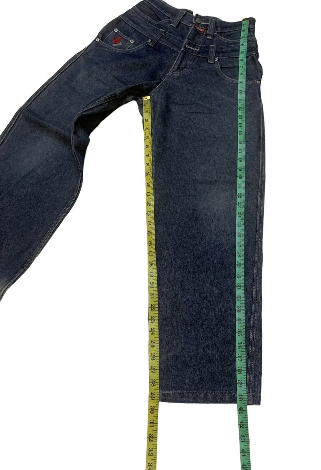 JNCO PJ’s SURF BAGGY DOUBLE WAIST DENIM Size US 27 - 12 Thumbnail