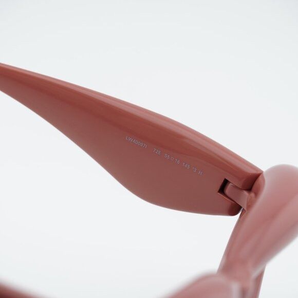 Loewe Loewe LW40097I 72E Sunglasses Shiny Pink Cat Eye Frame Size ONE SIZE - 7 Thumbnail