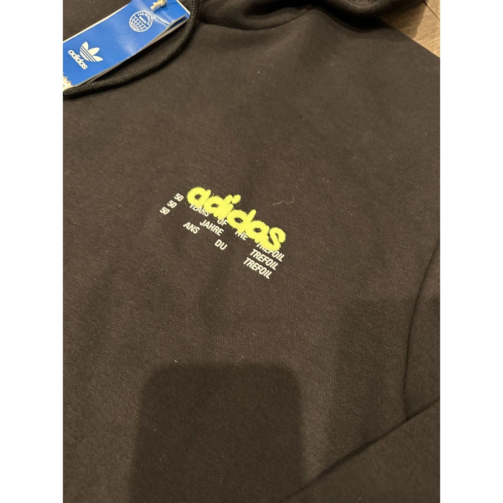 Adidas Adidas Originals GRAPHICS BEHIND THE TREFOIL Street Hoodie Size US XL / EU 56 / 4 - 8 Thumbnail