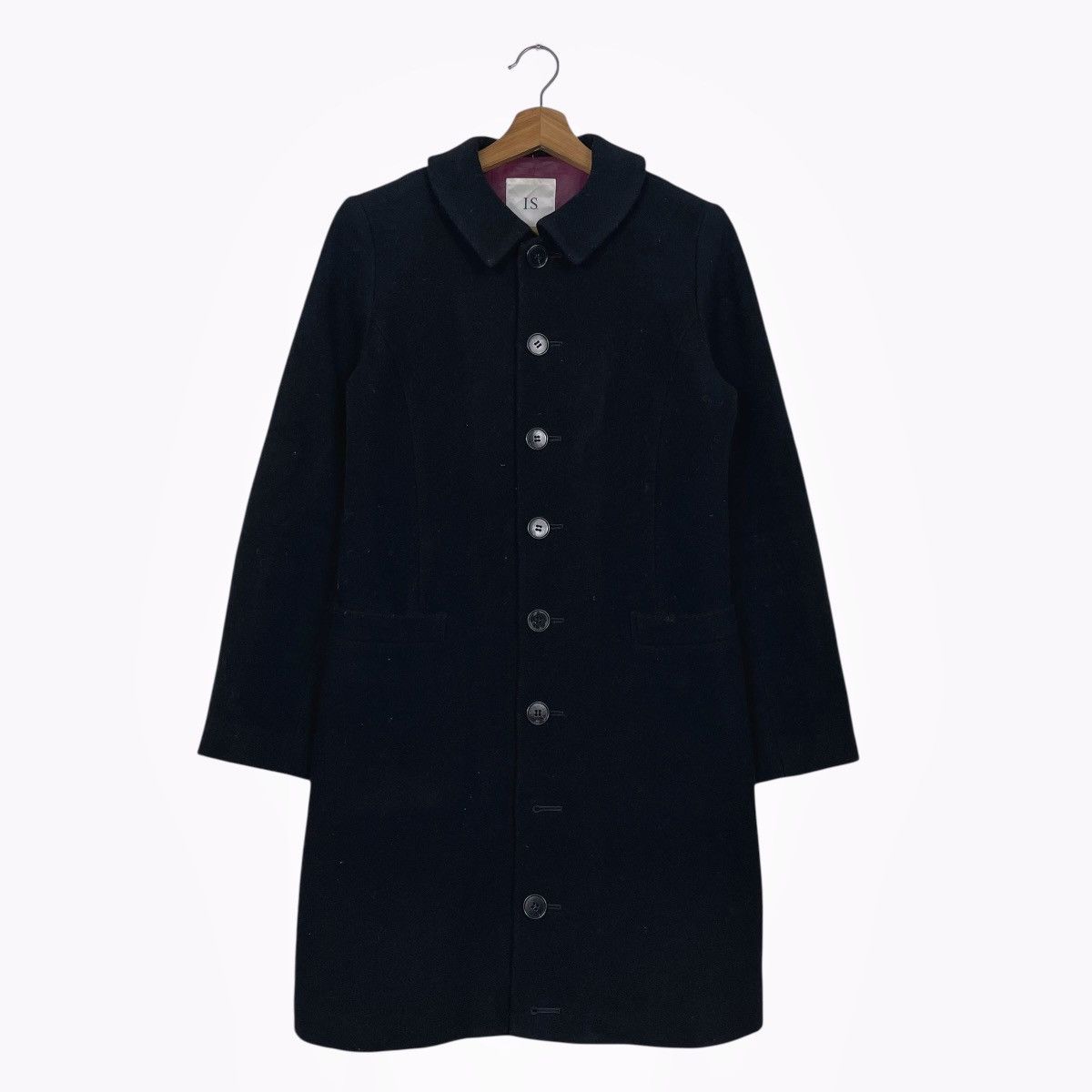 Issey Miyake Issey Miyake x Sunao Kuwahara Black Wool Long Coat Size M / US 6-8 / IT 42-44 - 1 Thumbnail