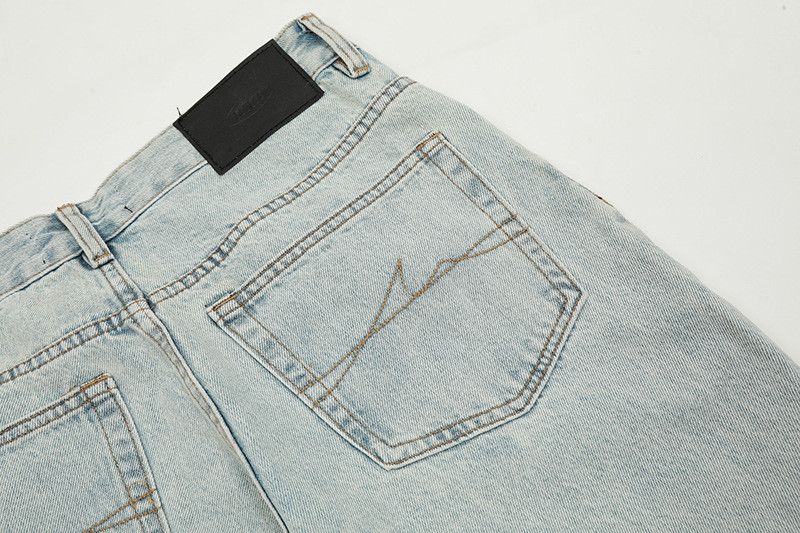 Jean American retro washed distressed flared jeans Size US 32 / EU 48 - 5 Thumbnail