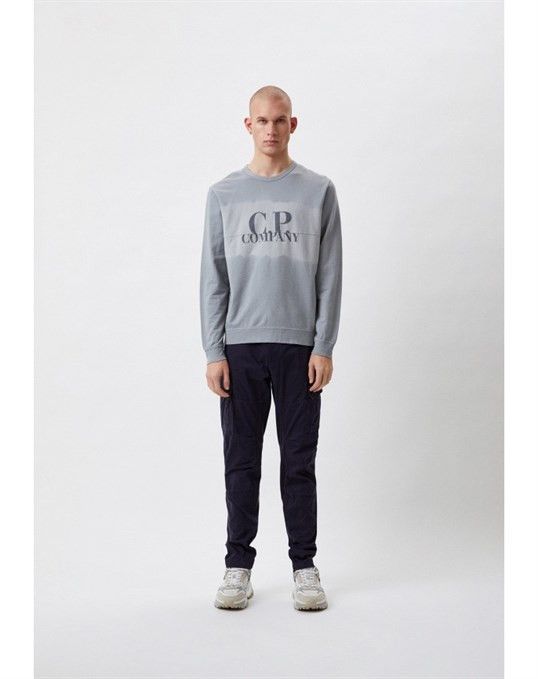C.P. Company o1y1224 Logo Sweatshirt in Grey Size US XXL / EU 58 / 5 - 2 Thumbnail