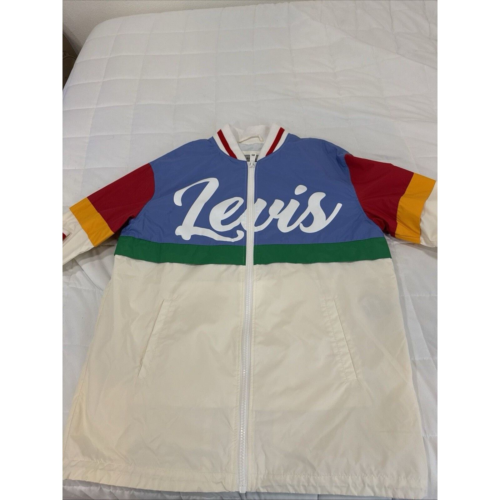Levi's Levi's Windbreaker Nylon Track Coach Field Jacket Large Size US L / EU 52-54 / 3 - 1 Thumbnail