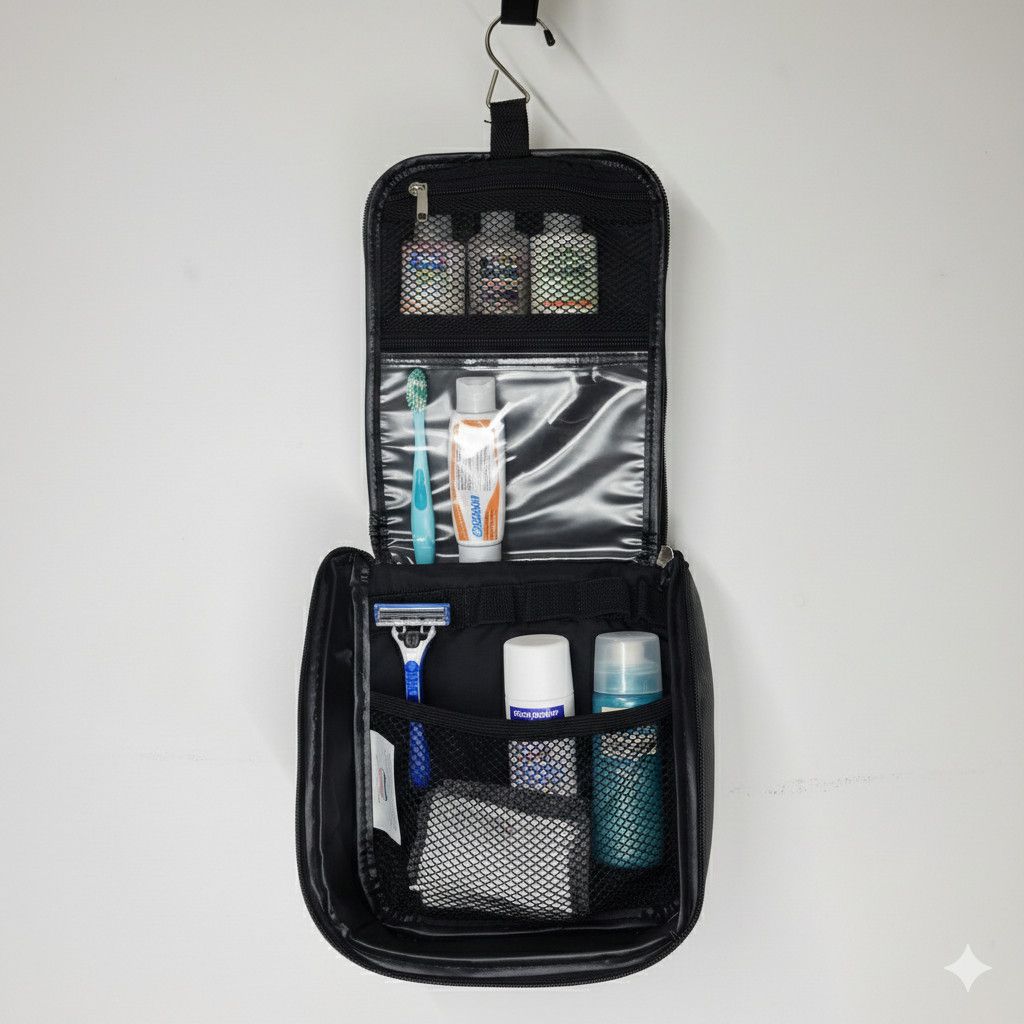 Other American Tourister 9x8x3" Travel Tote Toiletry Case Dopp Kit Size ONE SIZE - 3 Thumbnail