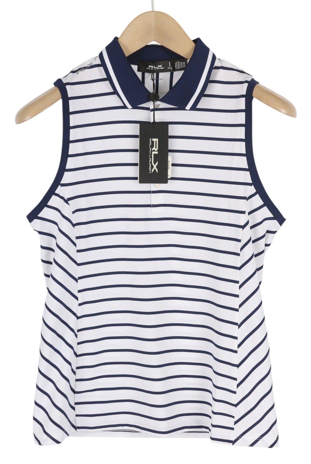 RLX Ralph Lauren GOLF S White Sleeveless Polo Tee 84713 Size S / US 4 / IT 40 - 1 Thumbnail