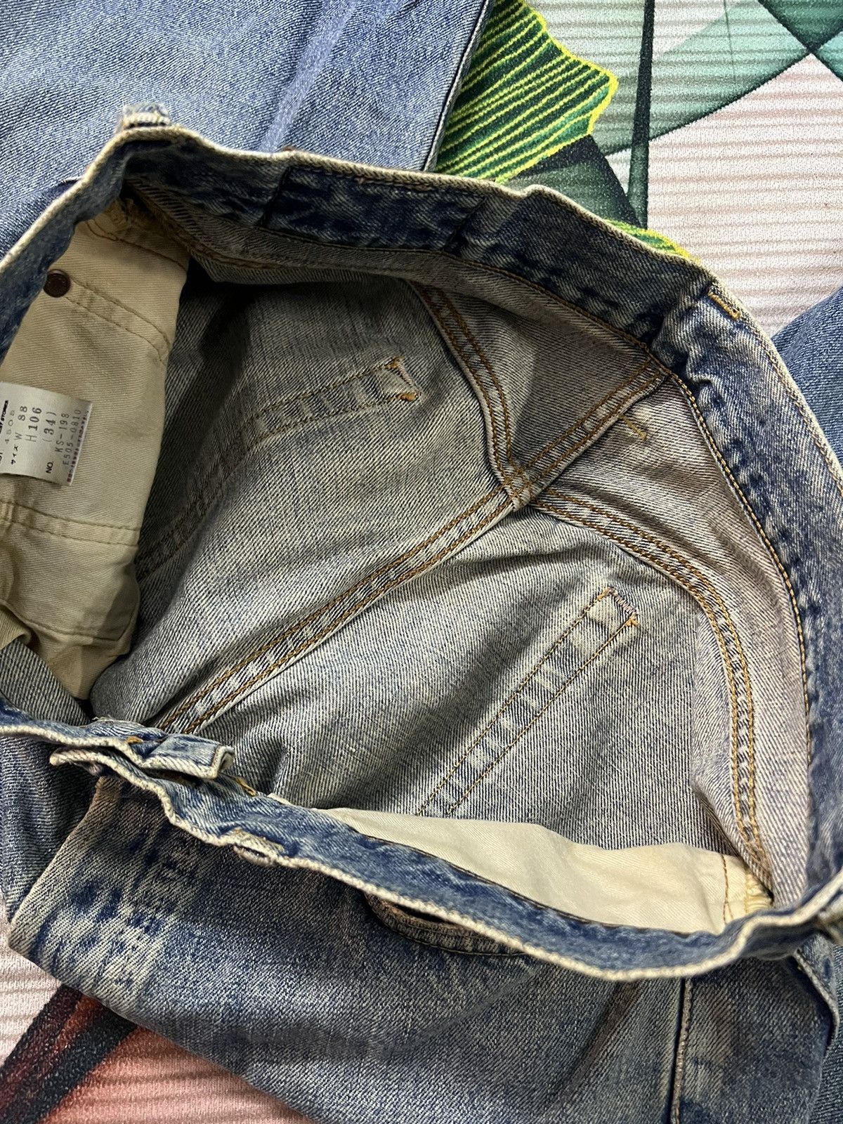 Edwin × If Six Was Nine × Japanese Brand VINTAGE EDWIN 505x SELVEDGE BAGGY JEANS Size US 31 - 13 Thumbnail