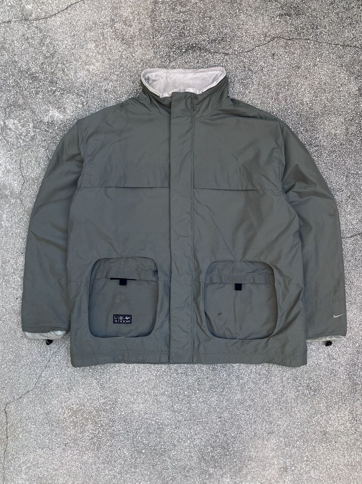 Nike Rare 2000s Nike Mandarina Duck Egg Cell 3D Pocket Jacket Size US XL / EU 56 / 4 - 1 Thumbnail
