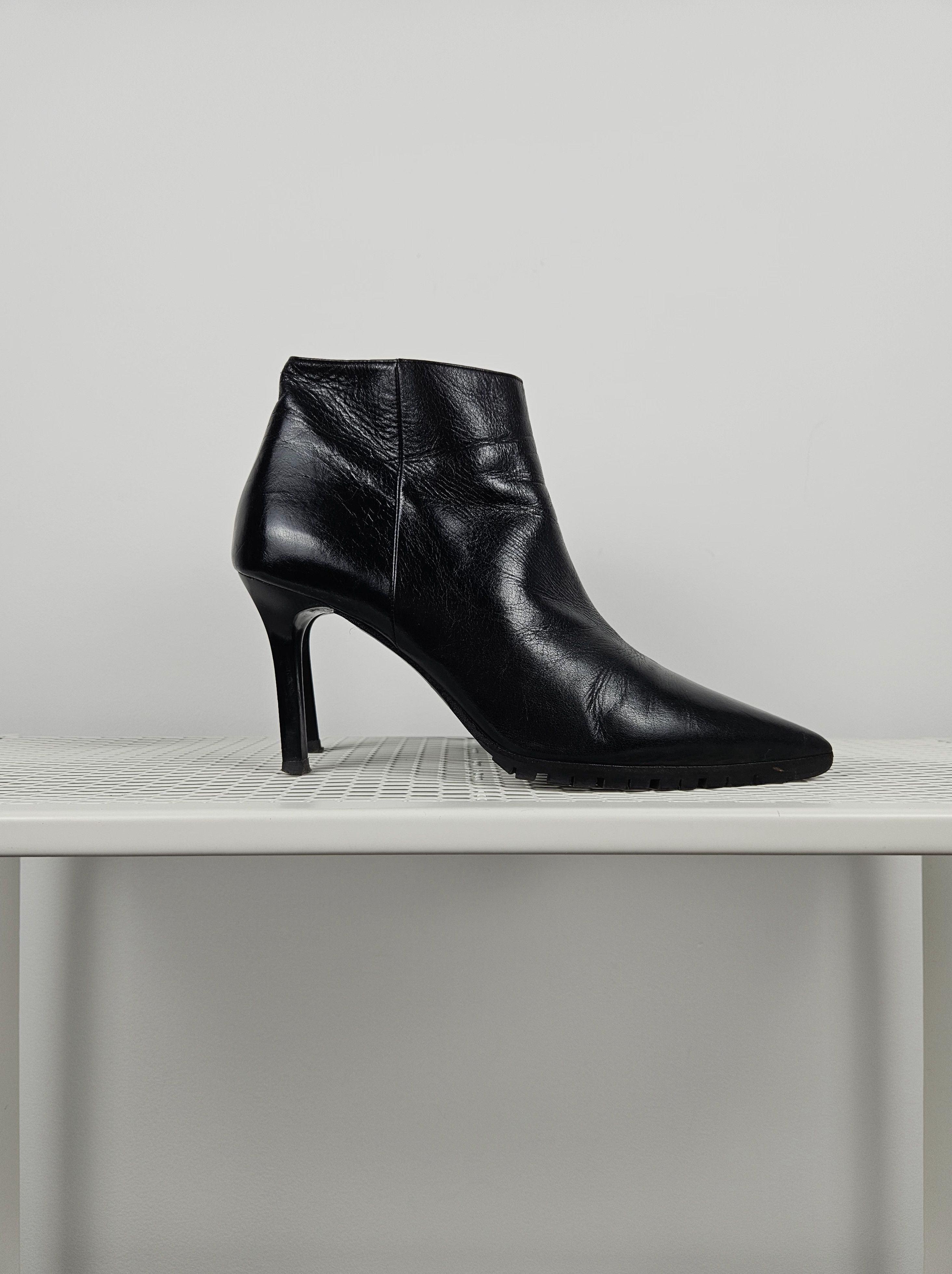 Miu Miu Miu Miu stiletto high heel ankle boots notched sole Size US 8.5 / IT 38.5 - 7 Thumbnail