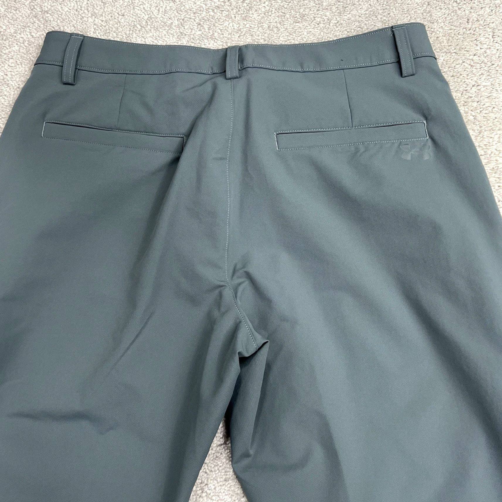 Under Armour Under Armour Golf Tech Pants Mens 36/32 Flat Front Straight Stretch Gray/Gray 1376625 Size US 36 / EU 52 - 7 Thumbnail