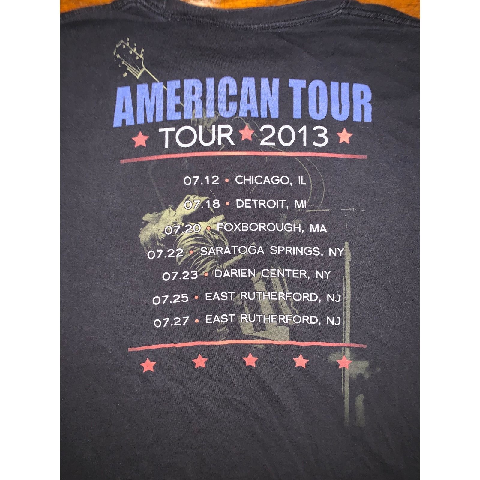Band Tees Bon Jovi Because We Can Tour 2013 T Shirt 2XL Black Band Tee Size US XXL / EU 58 / 5 - 2 Thumbnail