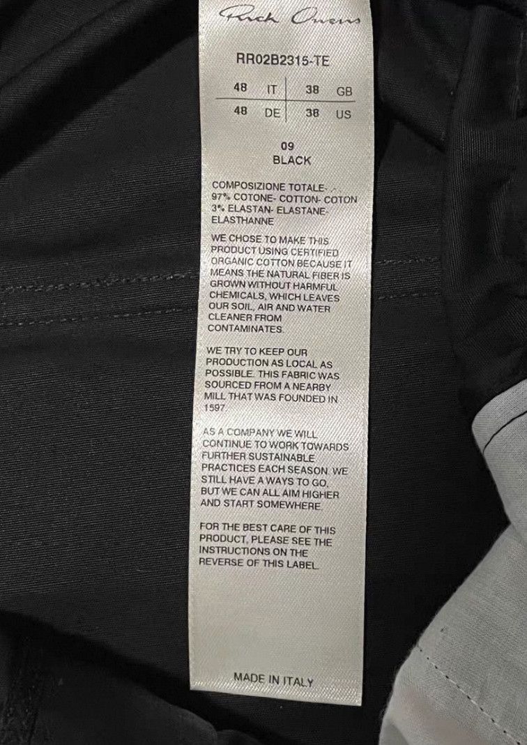 Rick Owens Rick owens Black Silk Trousers Size US 32 / EU 48 - 6 Thumbnail