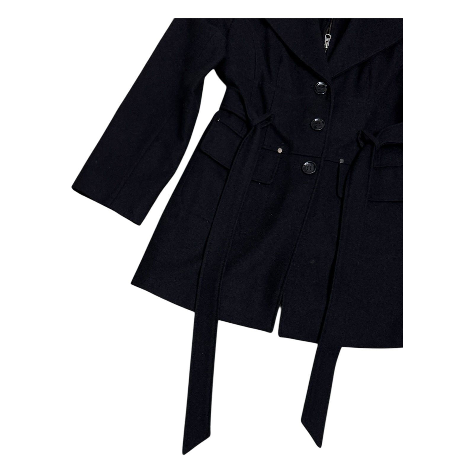 Other MARVIN RICHARDS Wool Blend Business Winter Pea Coat Medium Size M / US 6-8 / IT 42-44 - 5 Thumbnail