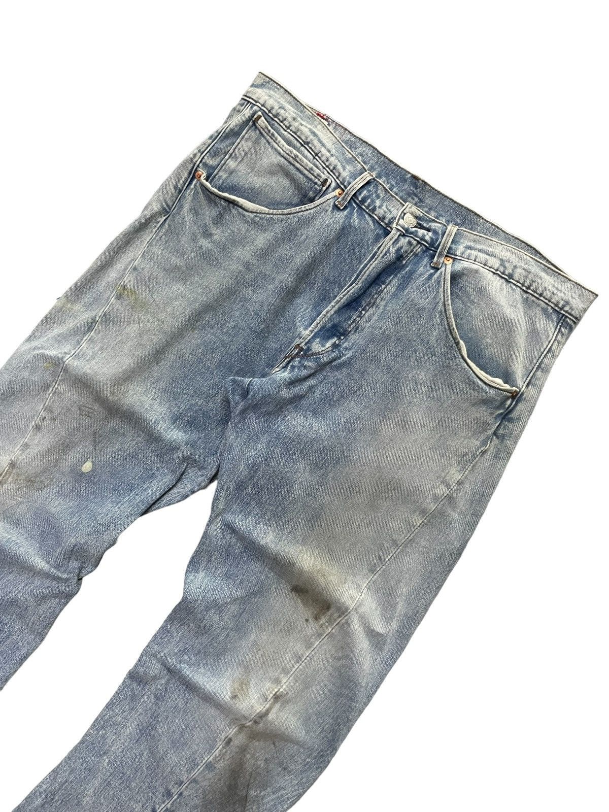 Edwin × Levi's × Vintage Y2k vintage LEVIS engineered curved Leg dirty denim pants Size US 34 / EU 50 - 4 Thumbnail