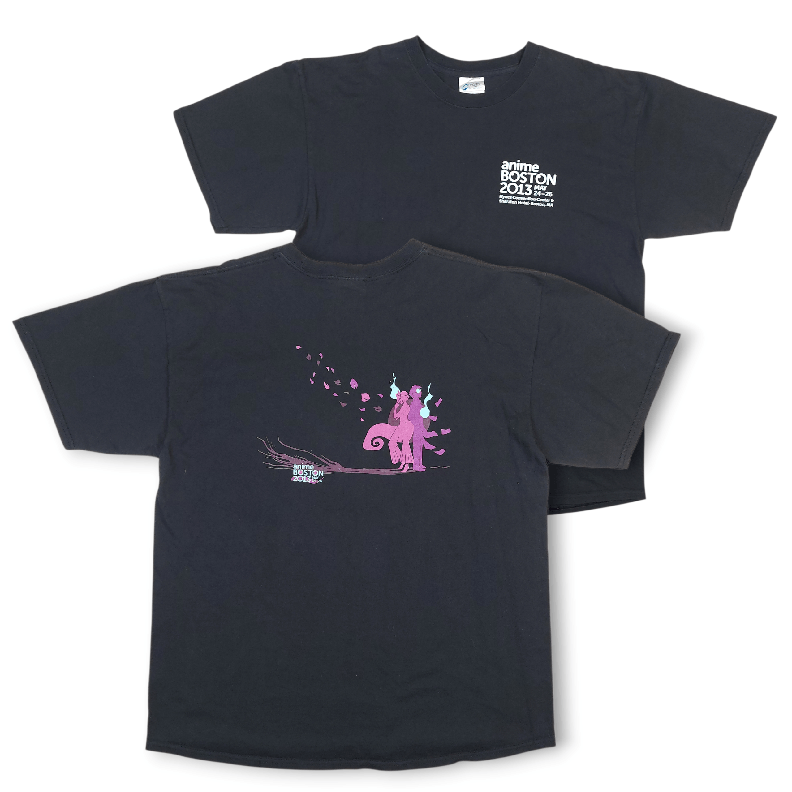 Anime Anime Boston 2013 Animecons Double-Sided Official TEE Size US XL / EU 56 / 4 - 1 Thumbnail