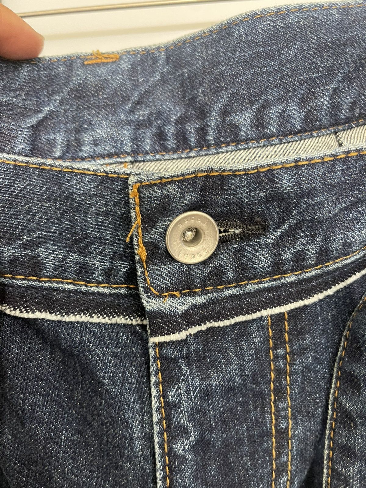 Sacai Sacai Belted Denim Pants Sz 4 Size 27" / US 4 / IT 40 - 4 Thumbnail