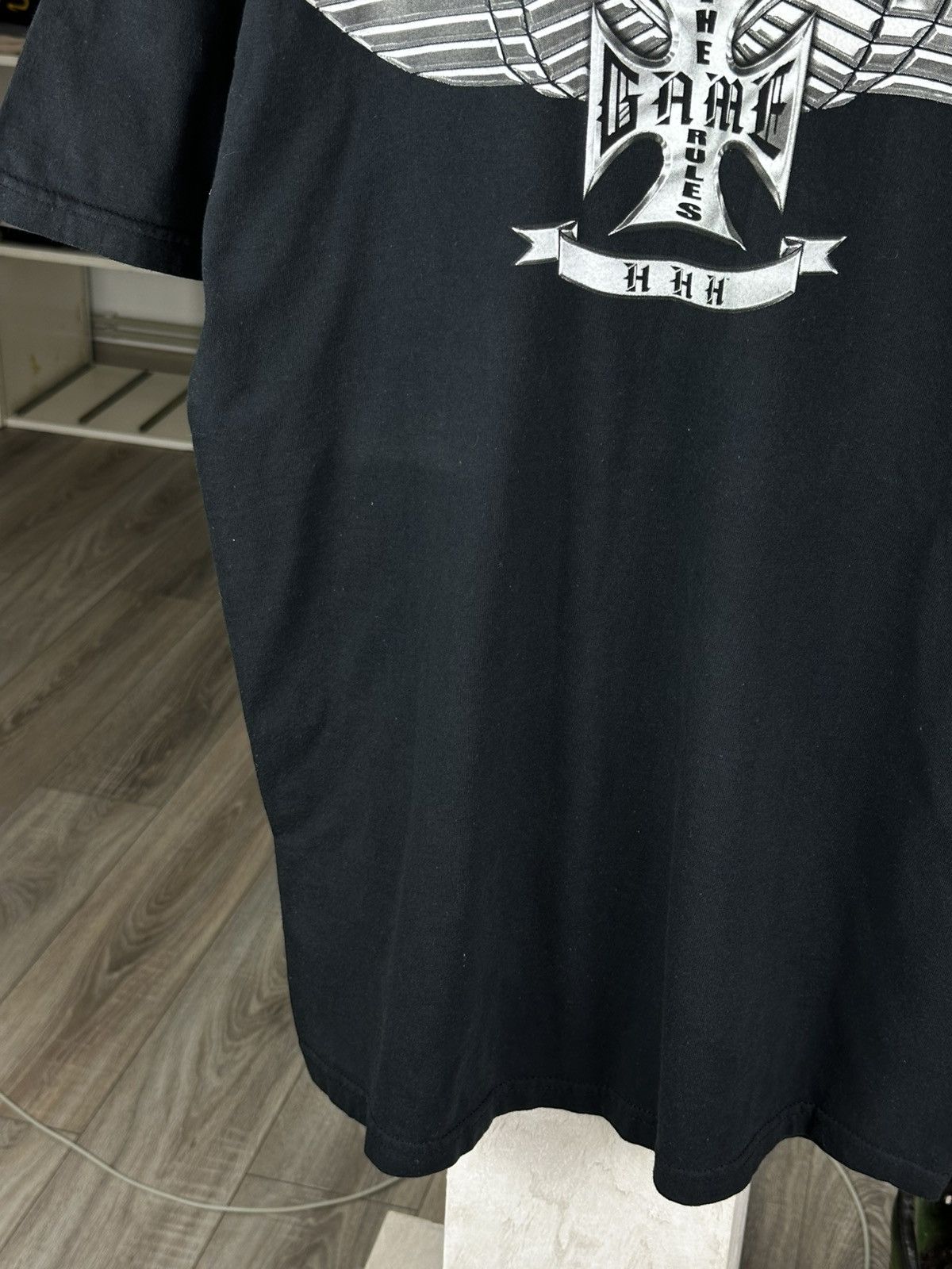 WWE Vintage WWE Triple H Tee Faded Black 2004 Size US L / EU 52-54 / 3 - 4 Thumbnail