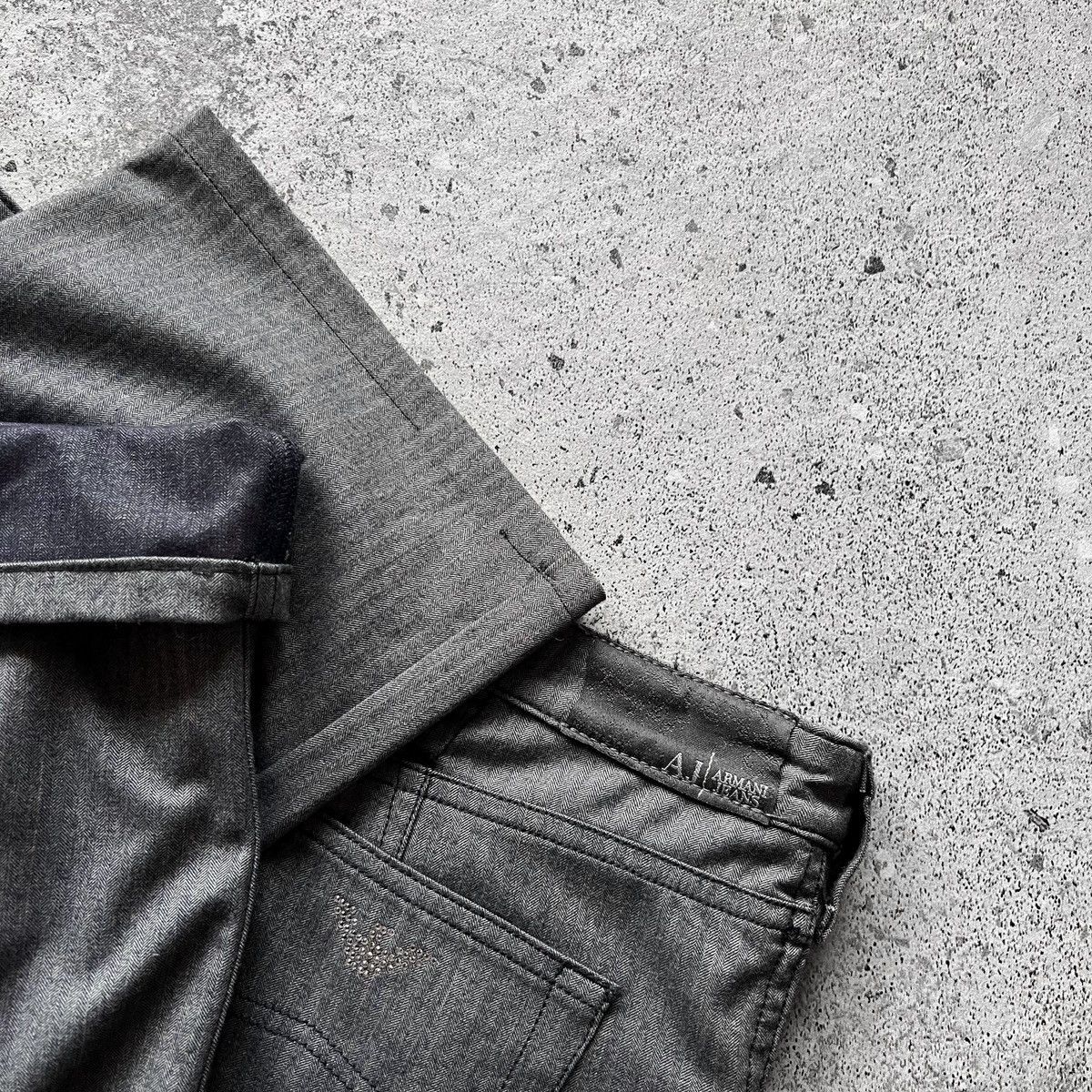 Armani × Emporio Armani Armani Jeans Women Gray Stretch Trouser Pants Zipper Closure Size 30" / US 8 / IT 44 - 6 Thumbnail