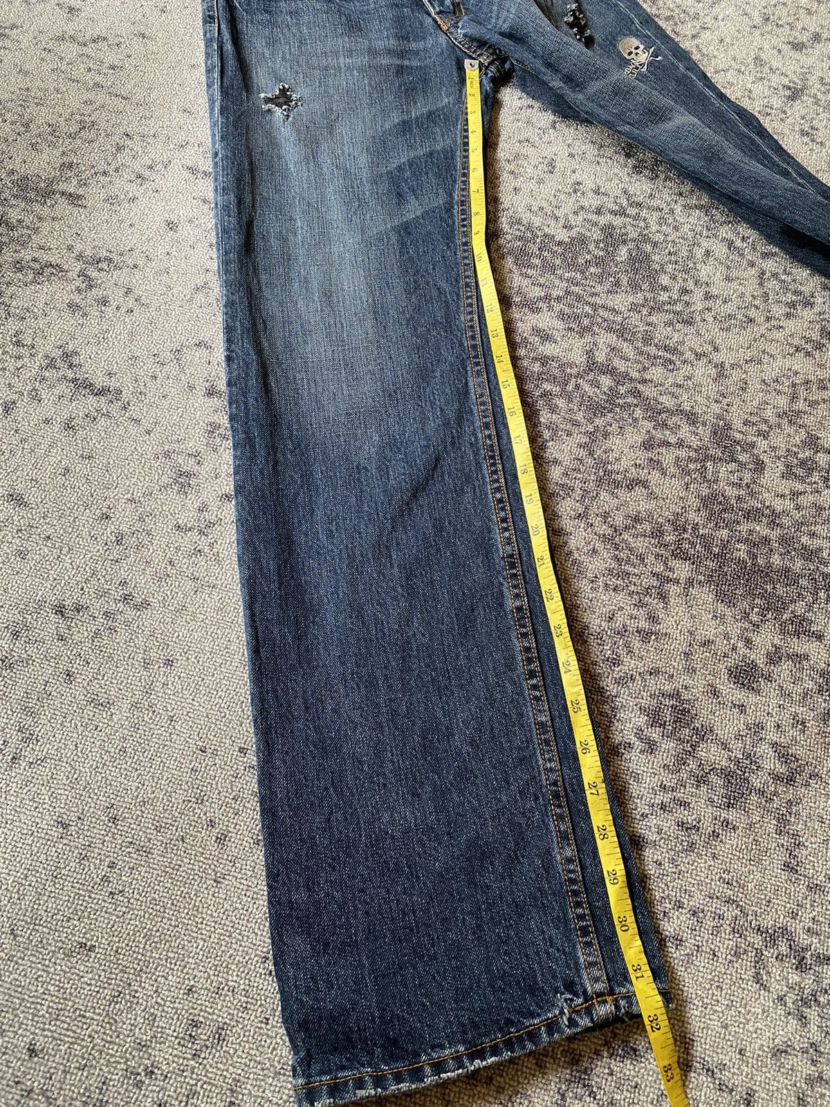 Hysteric Glamour Y2k Drisin lean ifsixwasnine skull jeans Size US 34 / EU 50 - 14 Thumbnail