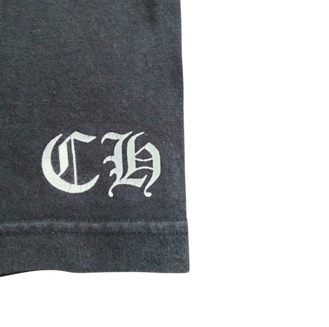 Chrome Hearts RARE Chrome Hearts Scroll T Bar Stars Logo Black Pocket Tee Size US S / EU 44-46 / 1 - 3 Thumbnail