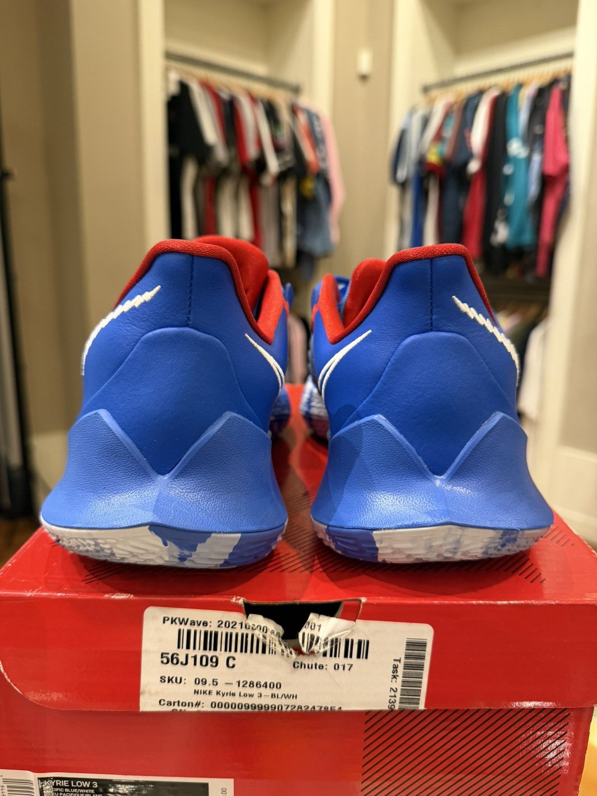 Nike Nike Kyrie Low 3 ‘Pacific Blue’ Size US 9.5 / EU 42-43 - 3 Thumbnail