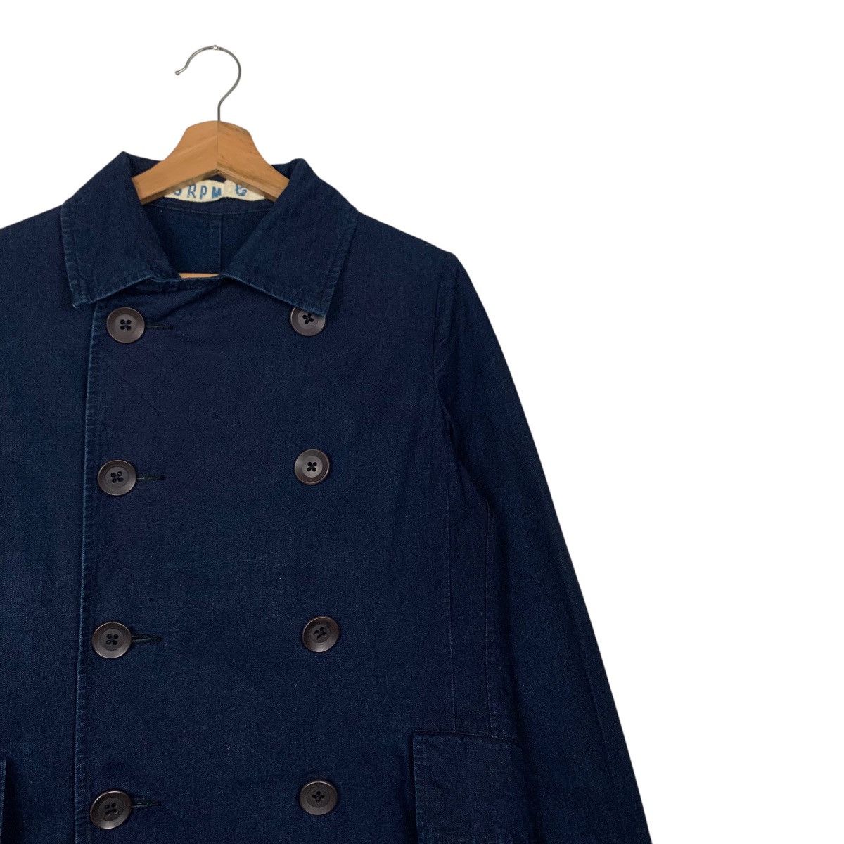 45rpm ☀️45RPM double breasted navy cotton jacket Size US S / EU 44-46 / 1 - 6 Thumbnail