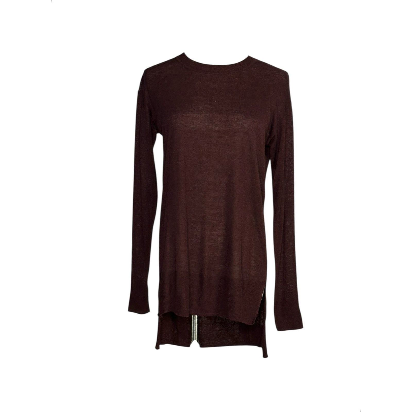 H&M H&M brown long sleeves hi low sweater size XS Size XS / US 0-2 / IT 36-38 - 1 Thumbnail